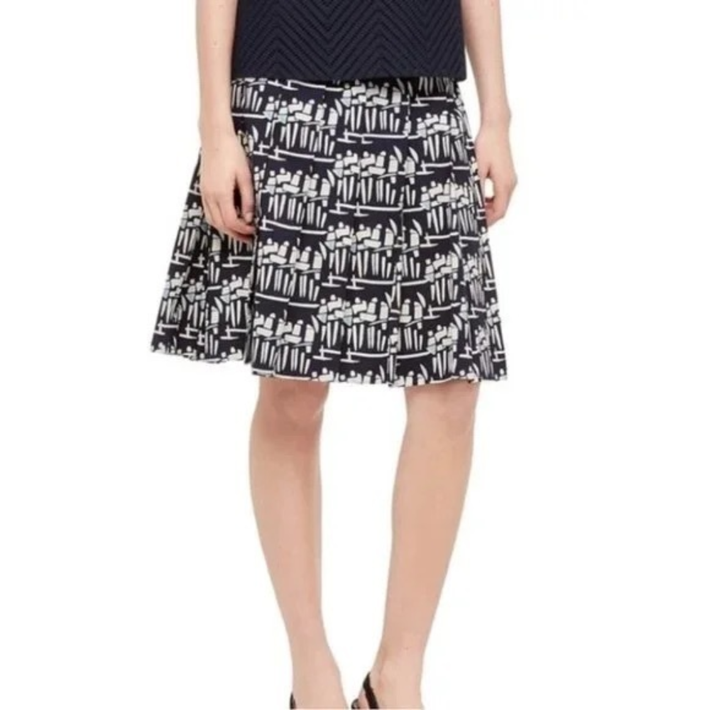 Tory Burch‎ Stretch Poplin Full Skirt Size 10